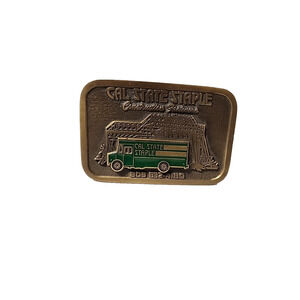 CD Hit USA Cal State Staple Contruction Fasteners Enamel Truck Belt Buckle